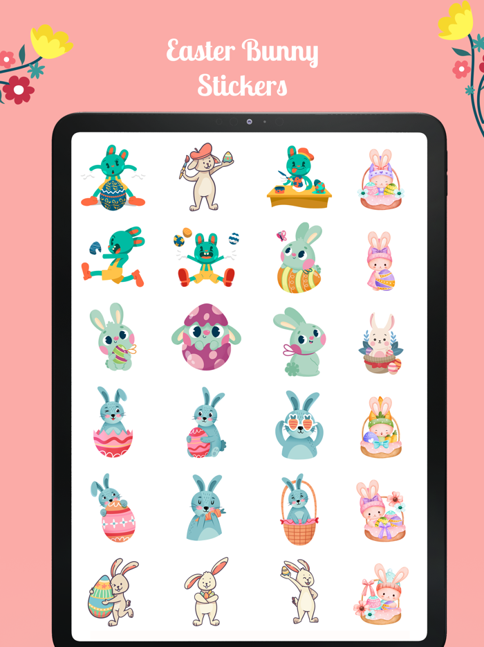 Easter Bunny Stickers