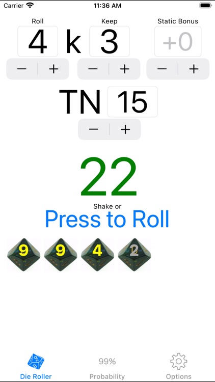 Roll and Keep Helper