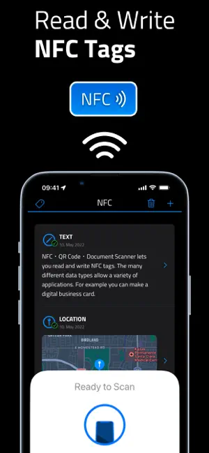 Captura 1 NFC・QR・Documentos Escáner iphone