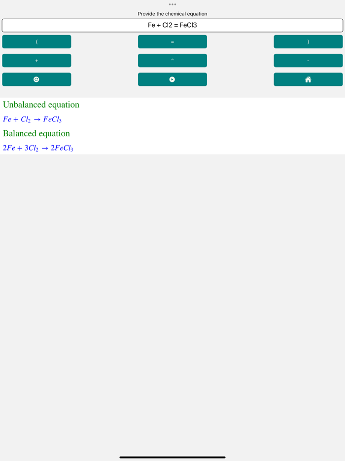 Chemical-Equation-Balance