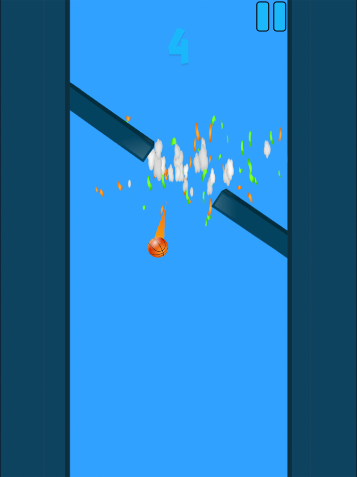 Flip Dunk Shot basketball game