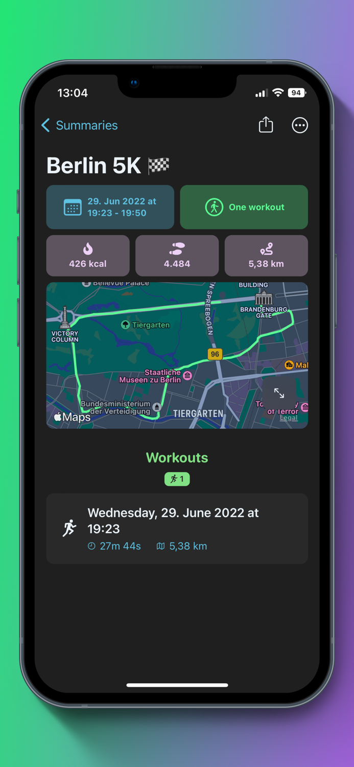 SUMRY - Workout summaries