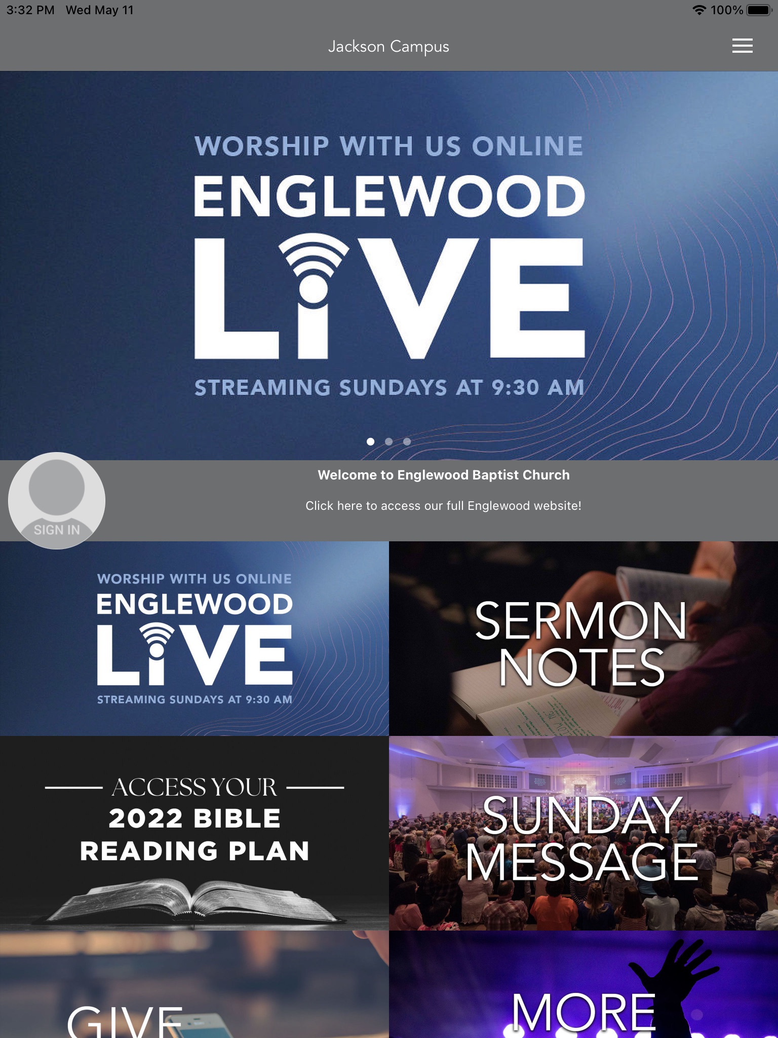 Englewood Baptist Church screenshot 2