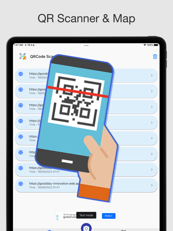QR Scanner  Map