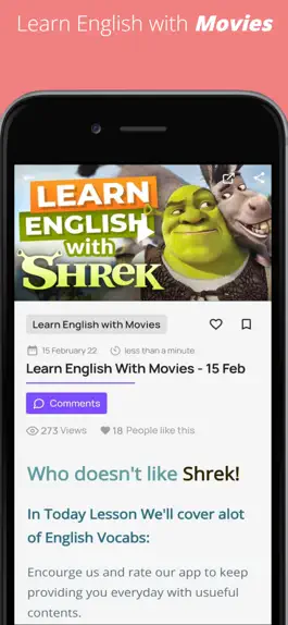 Game screenshot Owl: Learn English with Movies mod apk
