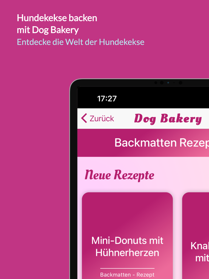 Dog Bakery - Hundekeks Rezepte