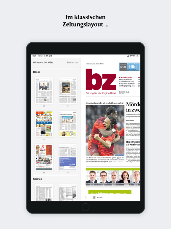 bz Zeitung aus Basel - E-Paper screenshot 3