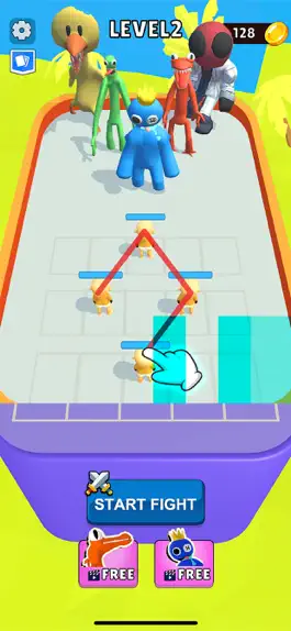 Game screenshot Rainbow Merge VS friends color mod apk