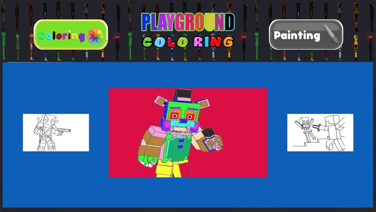 Playground Coloring Fnaf Mood