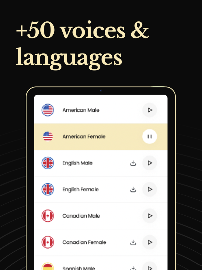 Speechio - audio text reader