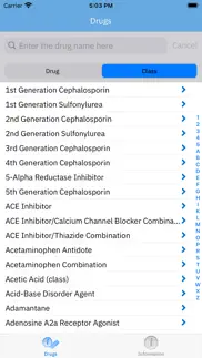 ibm micromedex drug info iphone screenshot 2