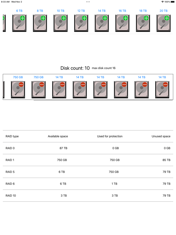 RaidCalculatorTabletVersion