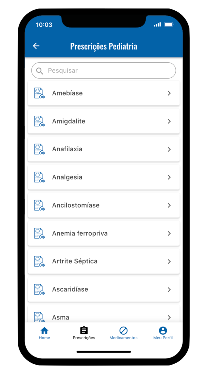 Prescrições Pediatria
