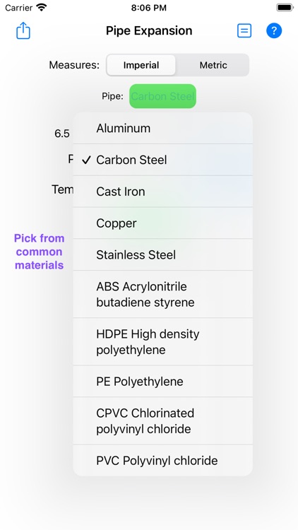 Pipe Expansion Calculator