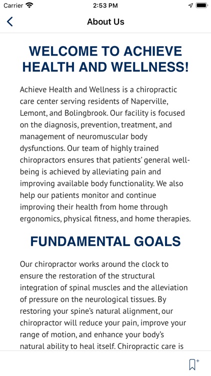 Achieve Health & Wellness
