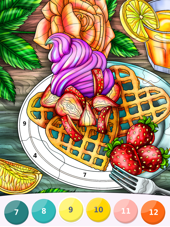 Relax Color by Number