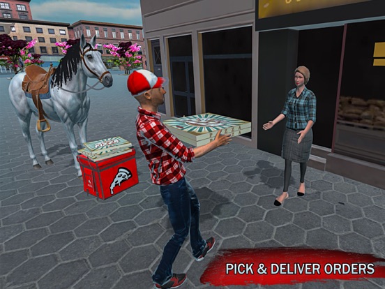 Mounted Horse Rider Pizza screenshot 2