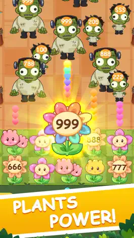 Game screenshot Merge Flowers Against Zombies apk