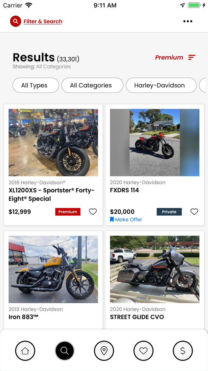 CycleTrader Shop Motorcycles