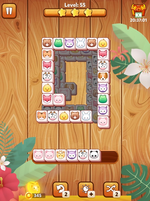 Match Triple Tiles Animal screenshot 3