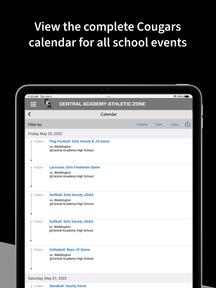 Central Academy Athletic Zone