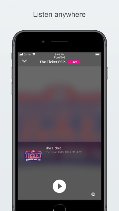 The Ticket ESPN 100.7 FM screenshot 2