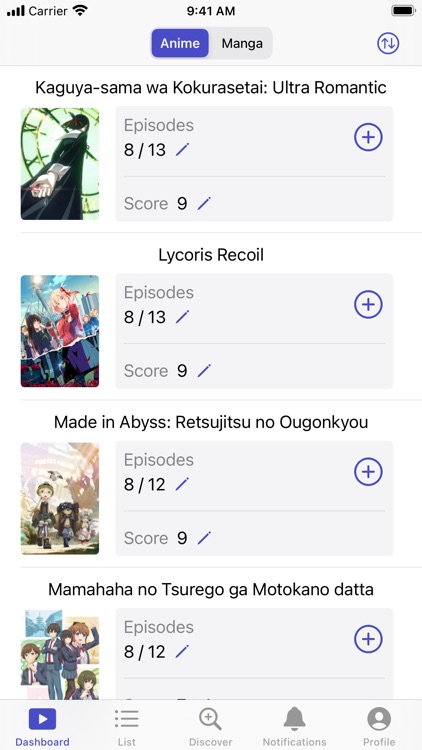 Ryuusei for AniList screenshot-9