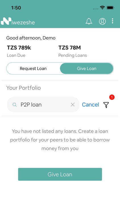 Niwezeshe - Borrow & lend P2P screenshot-5