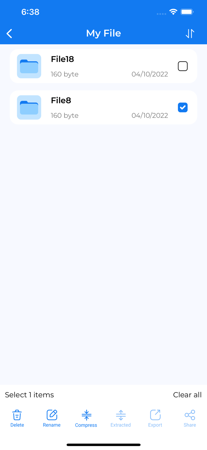 File Extractor Zip, 7Zip, Rar