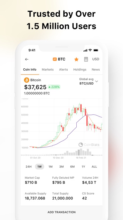 Crypto Tracker - Coin Stats screenshot-5