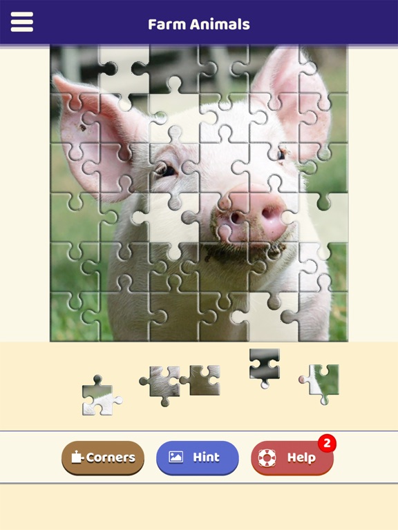 Farm Animals Jigsaw Puzzle screenshot 4