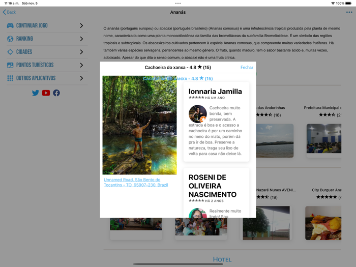 Quiz Estado de Tocantins