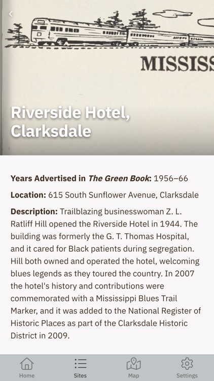 Mississippi Green Book App