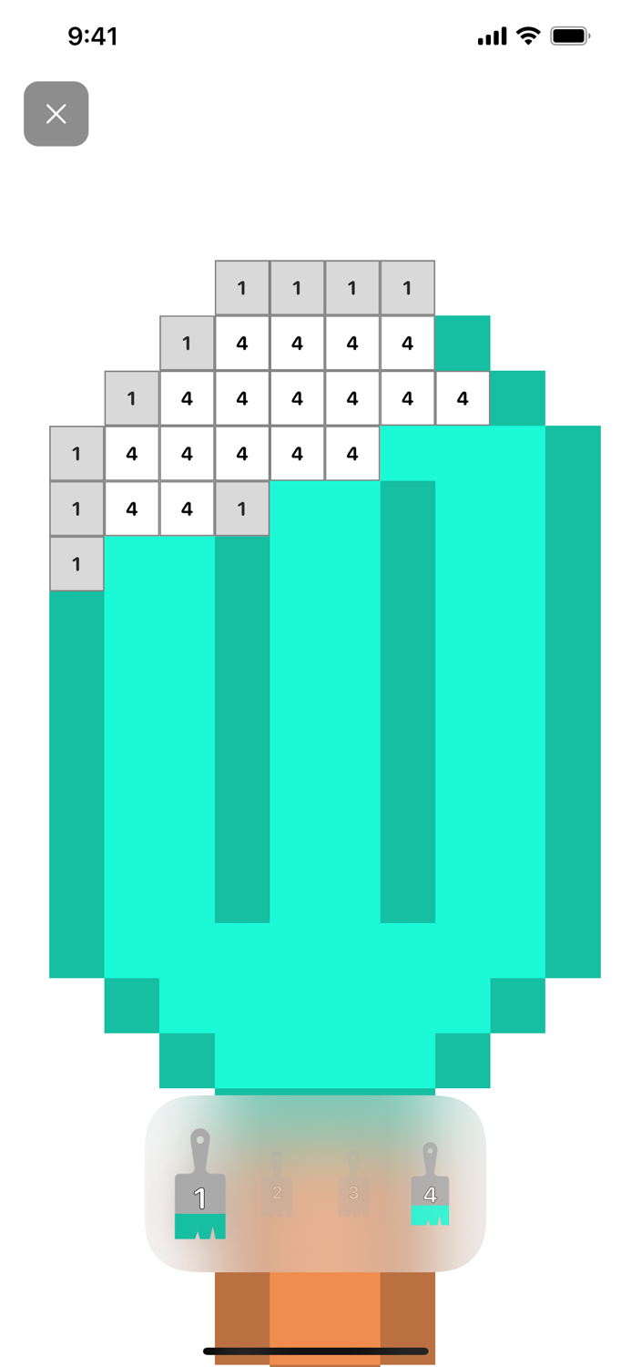 Digit Paint Color by Number