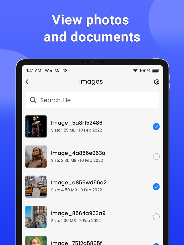 File manager - My Files