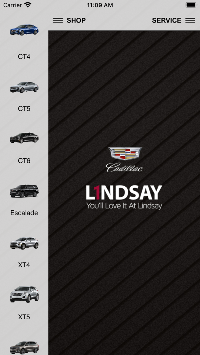 Lindsay Cadillac Dealer App