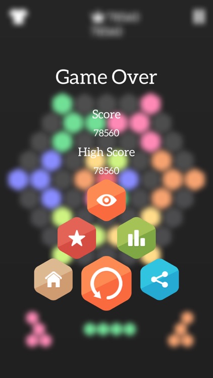 Hex Crush-Hexagon Puzzle Game screenshot-4