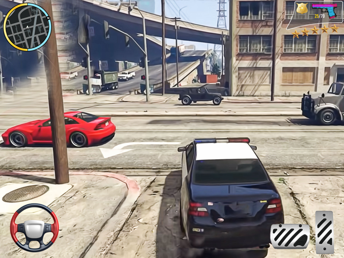 Police Cop Car Chase Sim Game