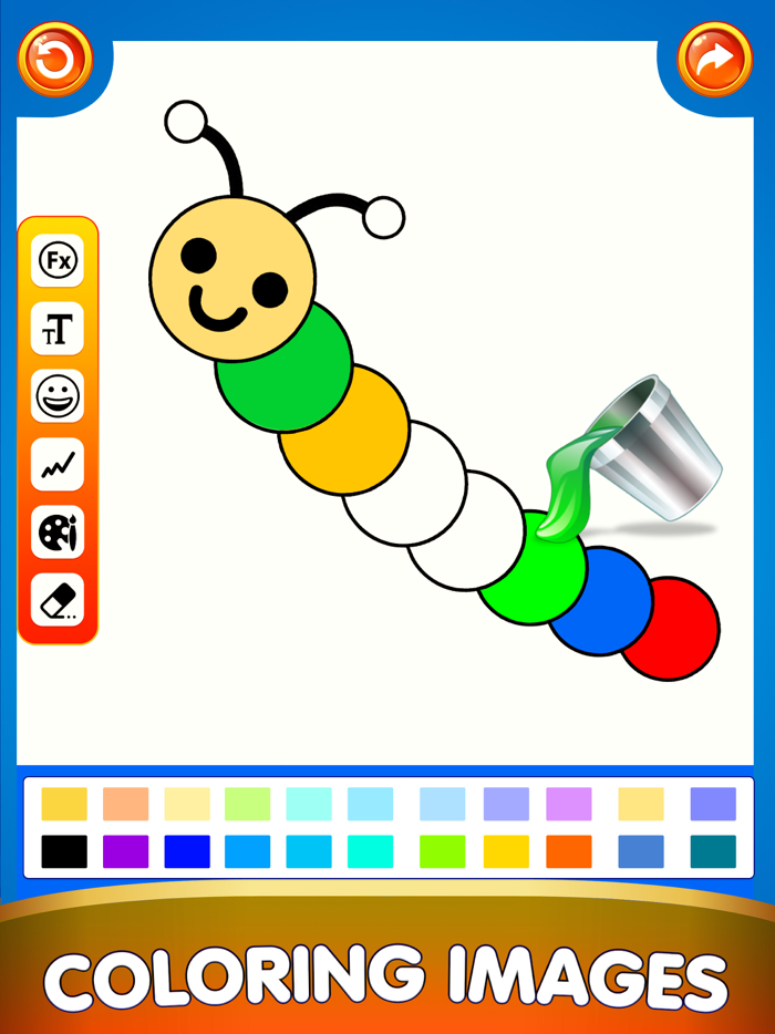 Art Coloring Book Paint Color