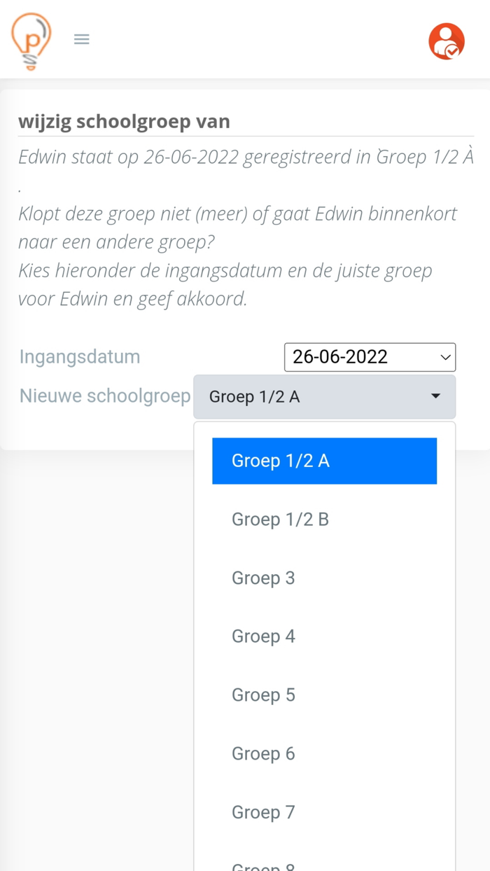 Overblijf Aan- en Afmelden