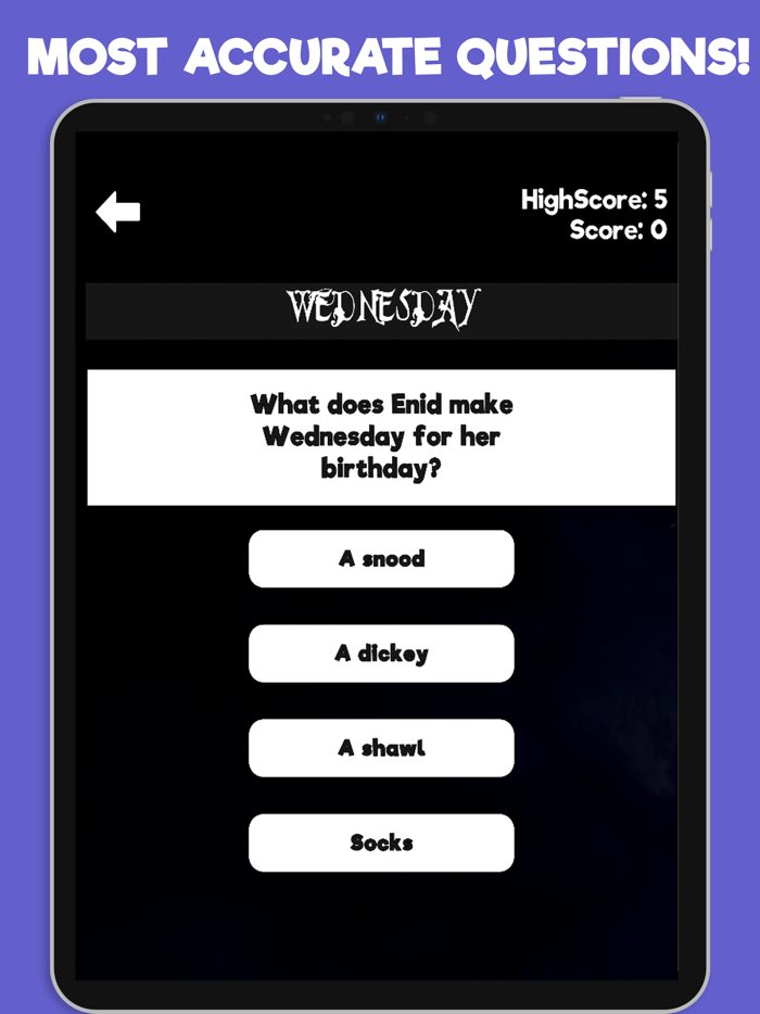 Wednesday Quiz - Trivia