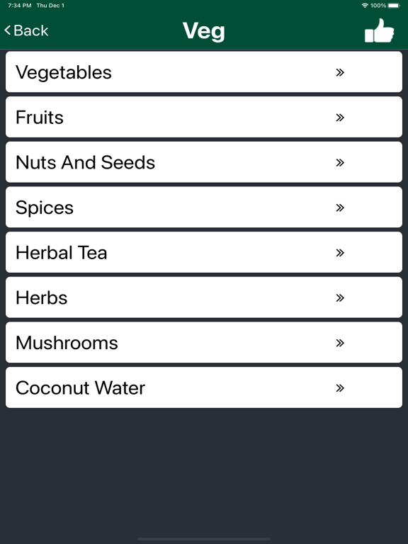 Nutrition Facts & Benefits screenshot 2