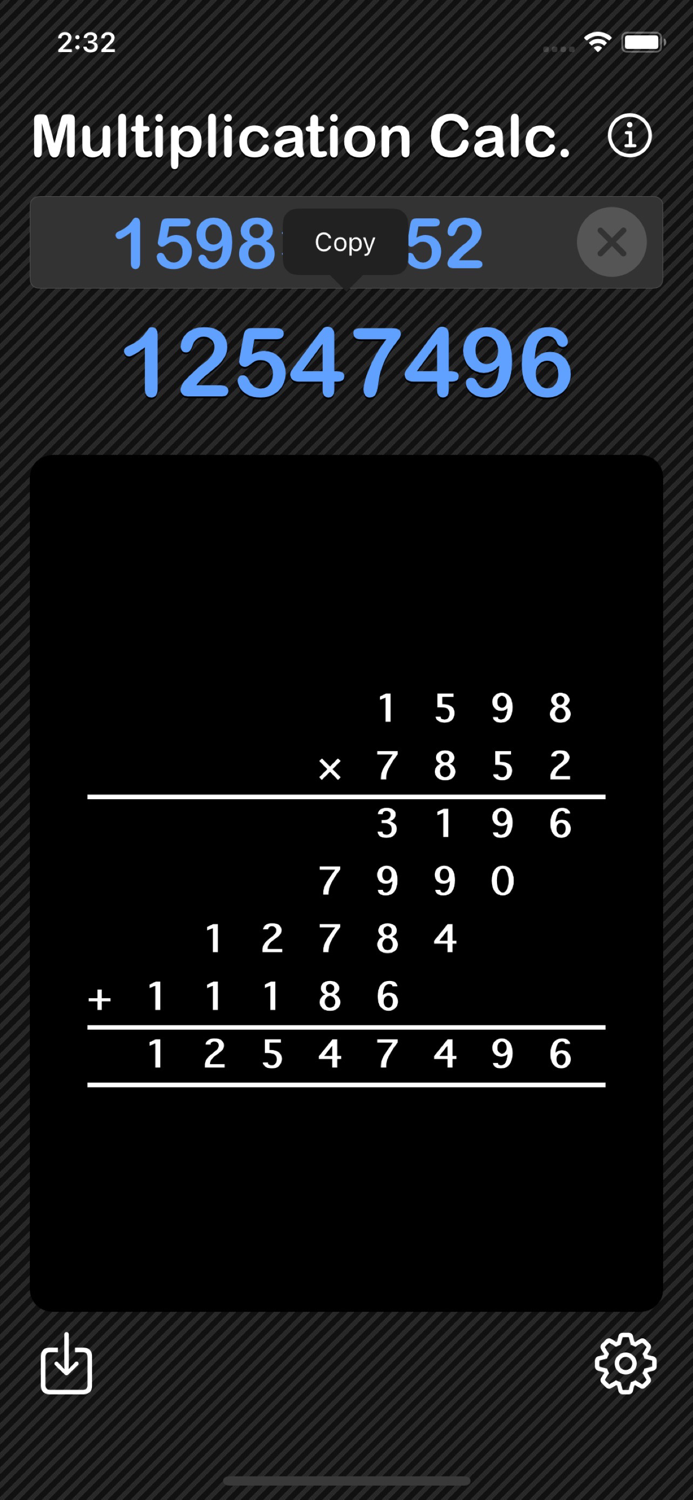 Multiplication Calculator
