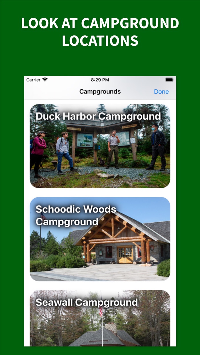 Park’d National Parks Tracker