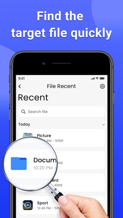 File manager - My Files