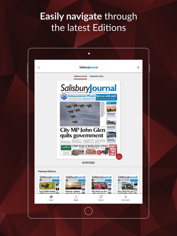 Salisbury Journal screenshot 2