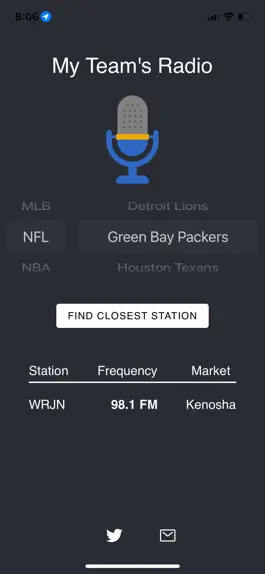 Game screenshot My Team's Radio apk