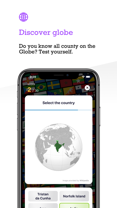 Globe Flags and Countries screenshot 2