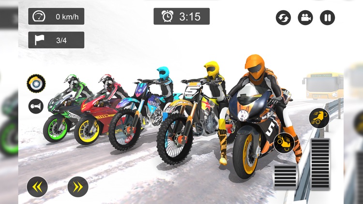 Snow Dirt Bikes Racing Games screenshot-3