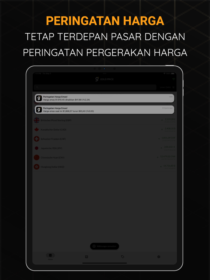 Harga Emas Langsung Hari Ini